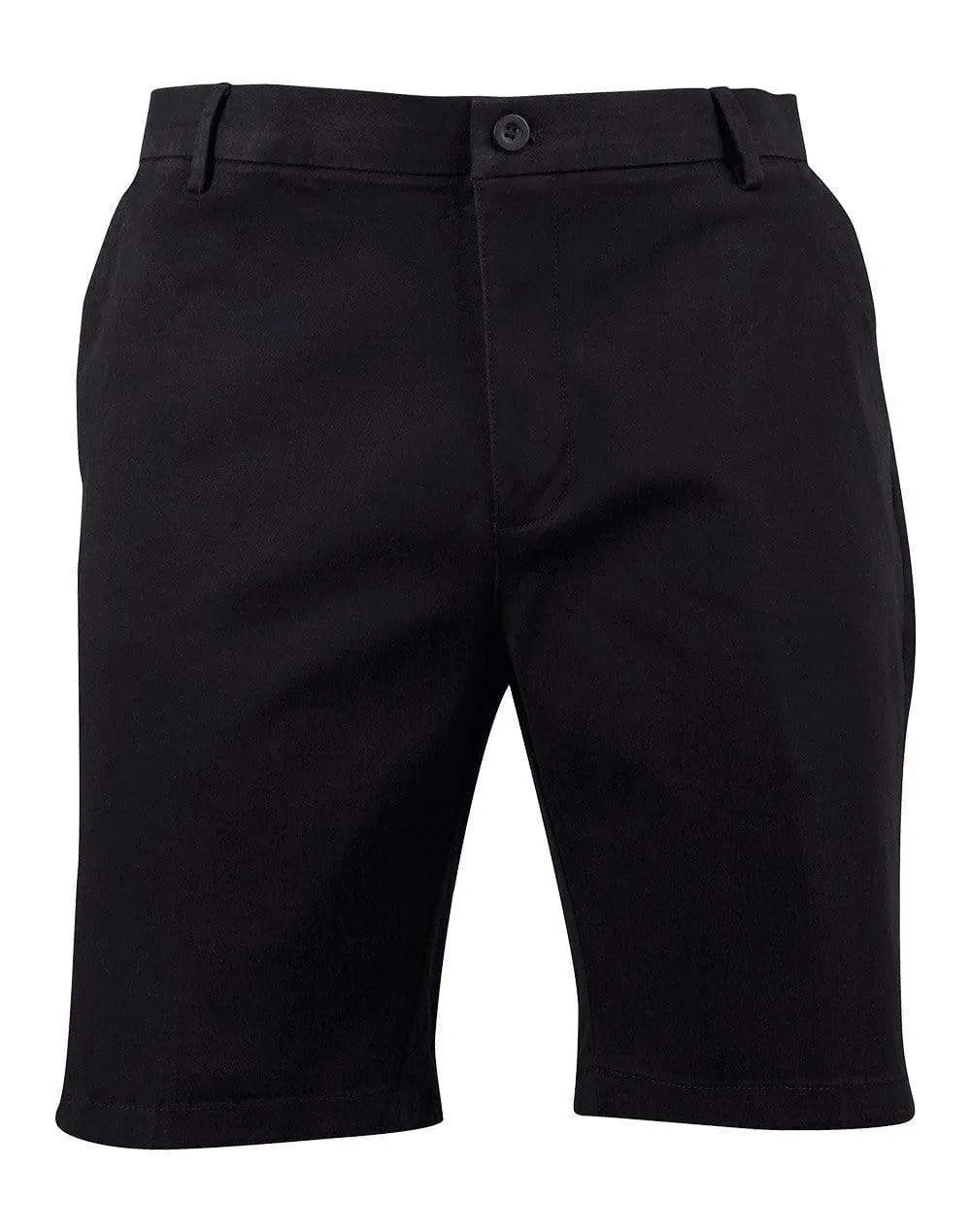 Winning Spirit Mens Slimfit Boston Chino Shorts M9381 Metro Workwear.